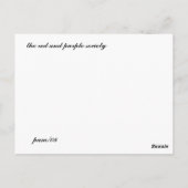 De Rode & Paarse Maatschappij Briefkaart (Achterkant)