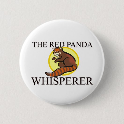 De Rode Panda-groothandelaar Ronde Button 5,7 Cm (Voorkant)