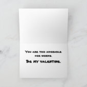 De rode panda Valentijn Kaart (Binnen)