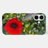 De rode papaver Case-Mate iPhone case (Achterkant (horizontaal))