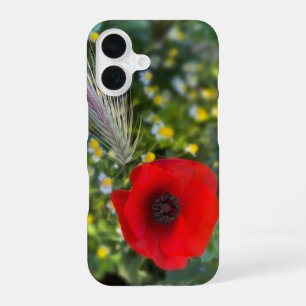 De rode papaver iPhone 16 hoesje