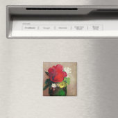 De rode papaver magneet (Insitu (Vaatwasser))