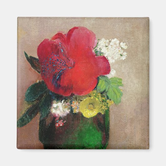 De rode papaver magneet (Voorkant)