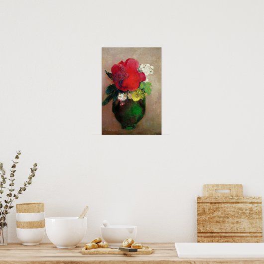 De rode papaver poster (Keuken)