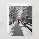 De rode Paraplu Briefkaart (Voorkant / Achterkant)