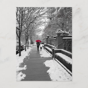 De rode Paraplu Briefkaart