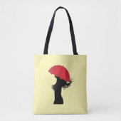 De Rode Paraplu-Tas Tote Bag (Voorkant)