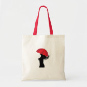De Rode Paraplu Tote Tas (Voorkant)