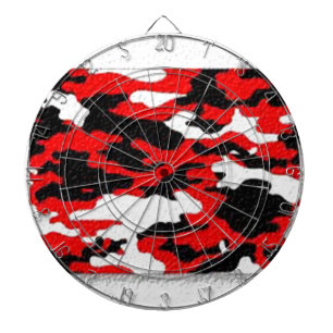 De Rode Patronen van de camouflage Dartbord