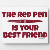 De Rode Pen is je beste vriend Fotoplaat (Voorkant)