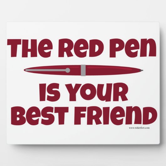 De Rode Pen is je beste vriend Fotoplaat (Voorkant)