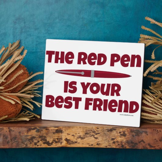 De Rode Pen is je beste vriend Fotoplaat (Zijkant)