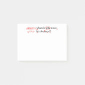 De rode pen van de geobsedeerde Proofreader Post-it® Notes (Voorkant)