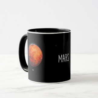 De rode planeet: Mars Waterverf Mok