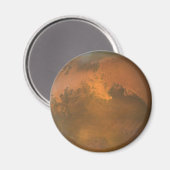 De Rode Planet Mars Magneet (Voorkant / Achterkant)