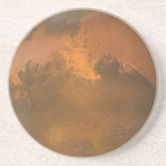 De Rode Planet Mars Zandsteen Onderzetter (Voorkant)