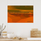 De Rode Planet Poster (Keuken)