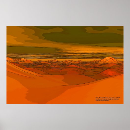 De Rode Planet Poster (Voorkant)