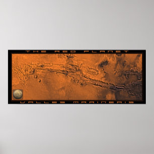 De Rode Planet: Valles Marineris Poster