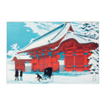 De Rode Poort van Hongo in Sneeuw (1926)