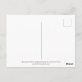 De Rode Postman Butterfly Briefkaart (Achterkant)