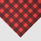 De rode Retro Plaid van het Geruite Schotse wollen Tissuepapier (Detail)