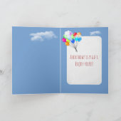 de rode retro vrachtwagen met verward dobbelt kaart (Binnen)