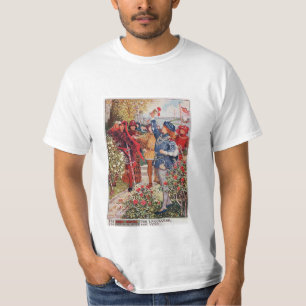 DE RODE ROSE VAN LANCASTER EN DE WITTE ROSE VAN YO T-SHIRT