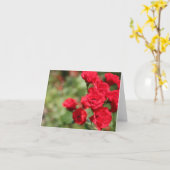 De rode Rozen verdwijnen in Nadruk Notecard Kaart (Gele Bloem)