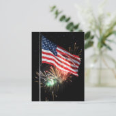 De rode schittering van de Rockets Briefkaart (Staand voorkant)