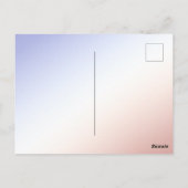 De rode schittering van de Rockets Briefkaart (Achterkant)