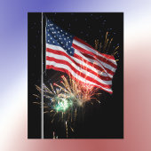 De rode schittering van de Rockets Briefkaart