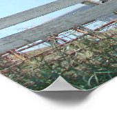 De rode schuur met de watten poster (Hoek)