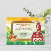 De Rode Schuur Uitnodiging (Staand voorkant)