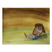 De rode slippers foto afdruk (Voorkant)