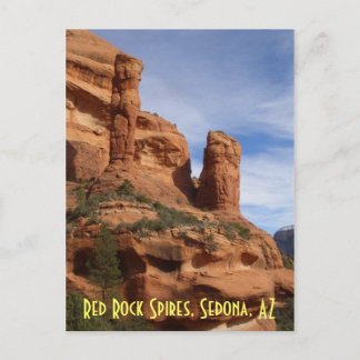 De rode Spitsen van de Rots, Sedona, AZ Briefkaart