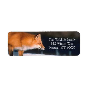 De rode Sticker van het Etiket van het Adres van