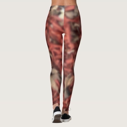 De rode Struik Leggings (Achterkant)