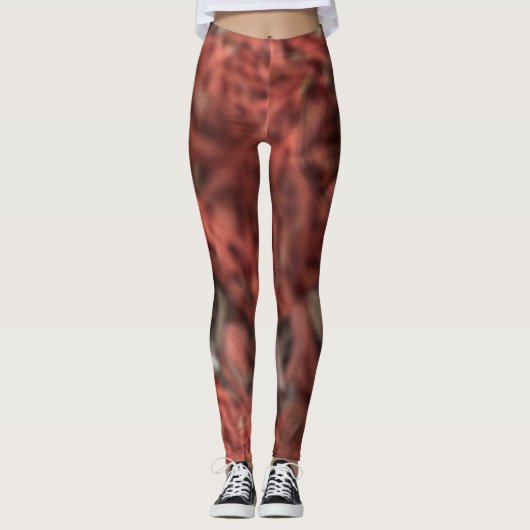 De rode Struik Leggings (Voorkant)