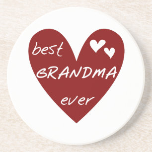 De rode T-shirts en de Giften van de Oma van het Zandsteen Onderzetter