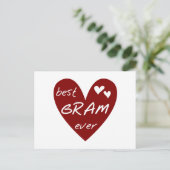 De rode T-shirts en de Giften van het Gram van het Briefkaart (Staand voorkant)