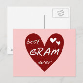 De rode T-shirts en de Giften van het Gram van het Briefkaart (Voorkant / Achterkant)