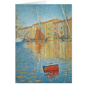 De Rode Ton door Paul Signac, Vintage Pointillisme