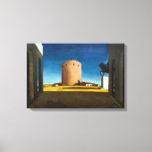 De Rode Toren | Giorgio de Chirico | Canvas Afdruk (Voorkant)