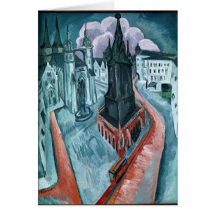 De Rode Tower in Halle, 1915