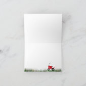 De rode Tractor dankt u nota neemt van Kaart (Binnen)