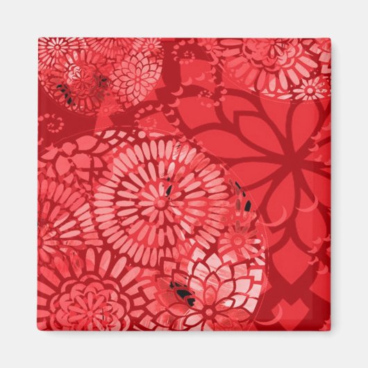 DE RODE TUIN MAGNEET (Voorkant)