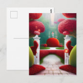 De Rode Tuinen van Wonderland Briefkaart (Voorkant / Achterkant)
