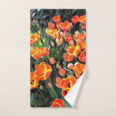De rode tulpen van Istanbul Bad Handdoek (Handdoek)