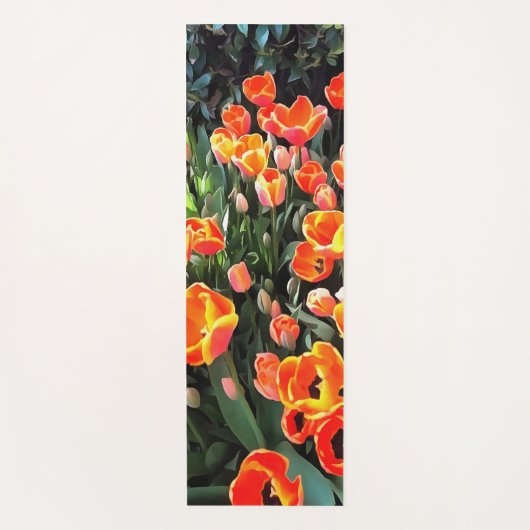 De rode tulpen van Istanbul Yogamat (Voorkant)